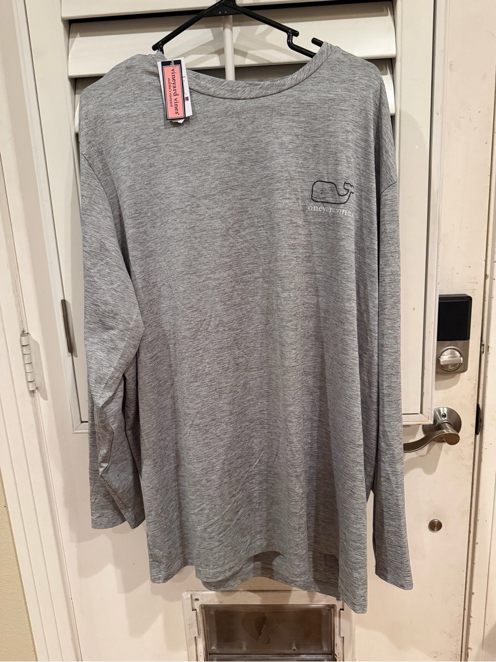 Vineyard Vines Men’s Long Sleeve Tee - Light Gray